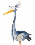 Goofy Heron Bird Stake