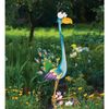 Goofy Peacock Bird Stake
