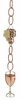8.5' Grapes & Wine Rain Chain - Copper