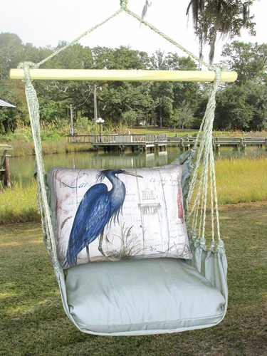 Gray Heron Hammock Chair Swing Set - Click to enlarge