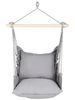 Gray Solid Fabric Hammock Chair Swing Set