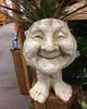 Great Aunt Joy Face Planter - Antique Finish
