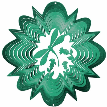 Green Dragonfly Wind Spinner - Click to enlarge
