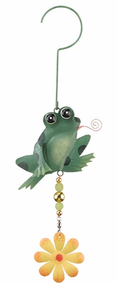 Green Frog Twirly - Click to enlarge