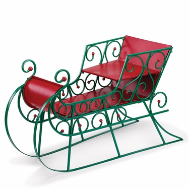 Green & Red Sleigh - Click to enlarge