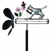 Grey Cat Whirligig Stake