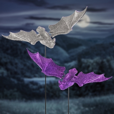 Halloween Bats Garden Stakes (Set of 6) - Click to enlarge