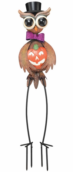 Halloween Owl Garden Decor - Click to enlarge