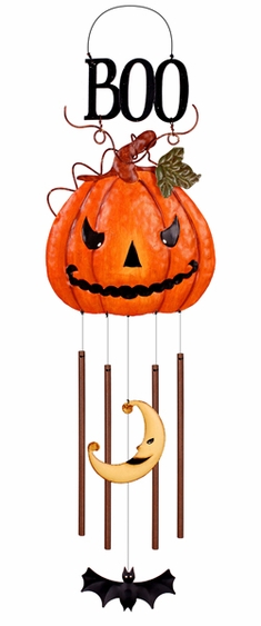Halloween Pumpkin Boo Chime - Click to enlarge