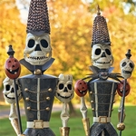 Large Halloween Skeleton Soldiers (Set of 2) Large Halloween Skeleton Soldiers (Set of 2)
