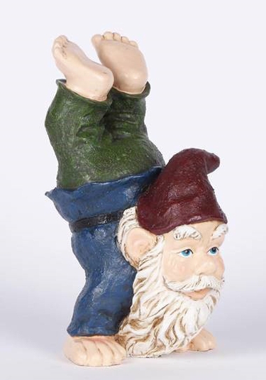 Hand Stand Gnome - Click to enlarge