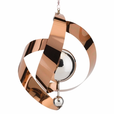 Hanging Copper Vogue Spinners (Set of 2) - Click to enlarge