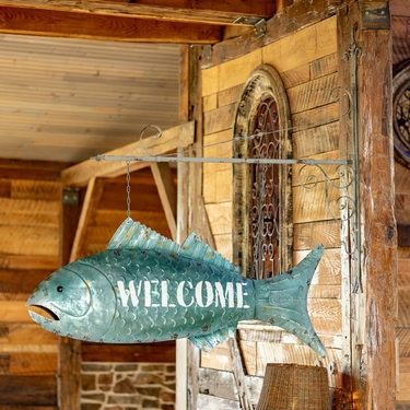 Hanging Iron Fish 