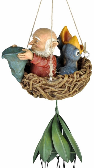 Hanging Gnome Wind Chime - Click to enlarge