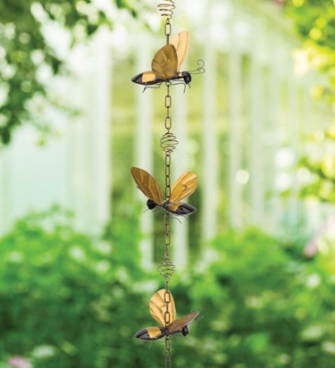 Hanging Metal Bee Ornament (Set of 2) - Click to enlarge