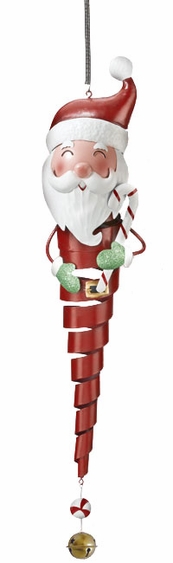 Hanging Santa Jiggle Springs - Click to enlarge