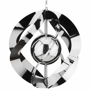 Hanging Silver Vogue Spinners (Set of 2) - Click to enlarge