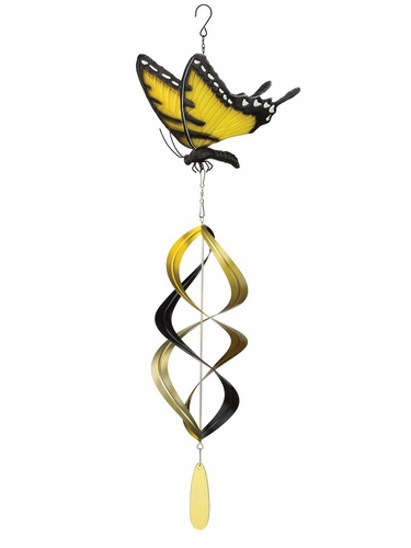 Hanging Swallowtail Butterfly Wind Spinner - Click to enlarge