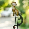 Happy Cat Balance Rocker Garden Stake
