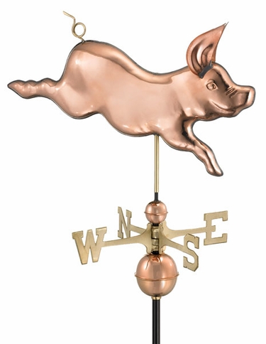Happy Pig Weathervane - Click to enlarge