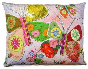 Heartstrings 1 Butterflies Outdoor Pillow - Click to enlarge