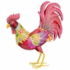 Henna Rooster Decor - Yellow/Red