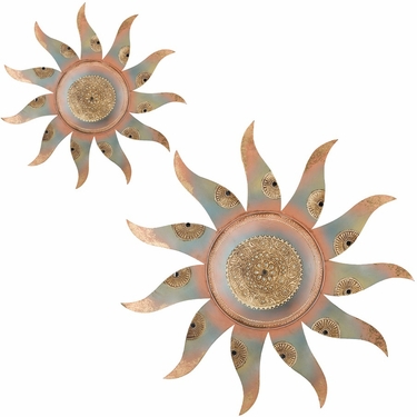Henna Sedona Sun Wall Decor (Set of 2) - Click to enlarge