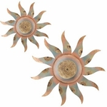 Henna Sedona Sun Wall Decor (Set of 2)