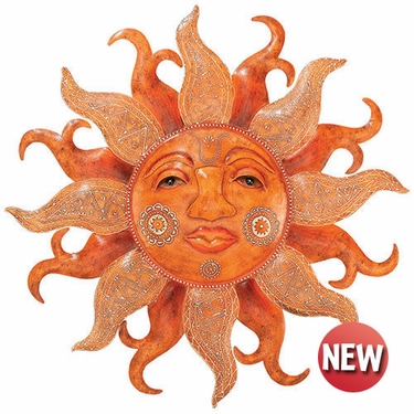 Henna Sun Wall Decor - Click to enlarge