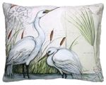 Heron Pair Outdoor Pillow