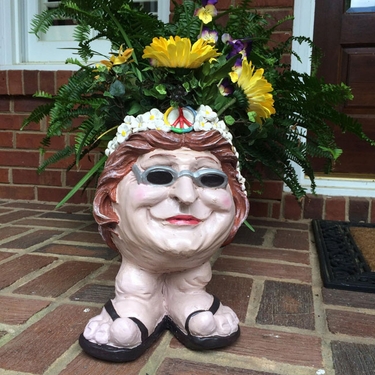 Hippie Chick Planter - Click to enlarge
