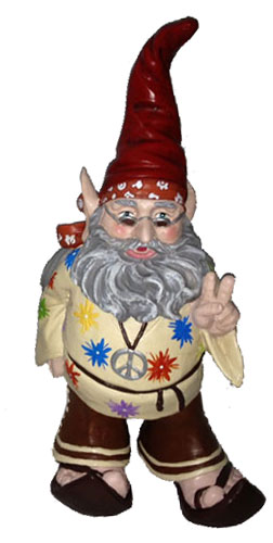 Hippie Dude Gnome - Click to enlarge