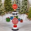 Christmas Ornament Tower Decoration (Red, Black, & White)