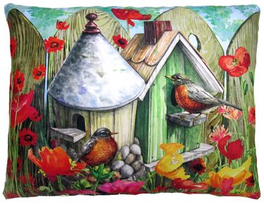 Home Sweet Home Outdoor Pillow - Click to enlarge