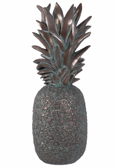 Hospitality Pineapple Wall Decor - Verde Bronze - Click to enlarge