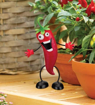 Hot Pepper Decor - Happy (Set of 2) - Click to enlarge