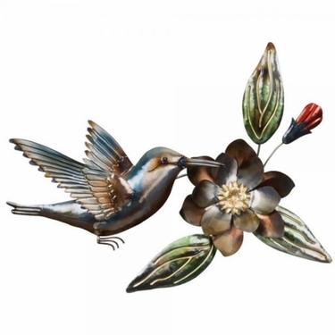Hummingbird & Flower Wall Art - Click to enlarge