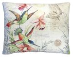 Hummingbird Haven Outdoor Pillow Hummingbird Haven Outdoor Pillow