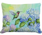 Hummingbird's Song Outdoor Pillow