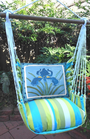 Beach Boulevard Iris Hammock Chair Swing Set - Click to enlarge