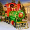 Classic 16 Foot Iron Christmas Train