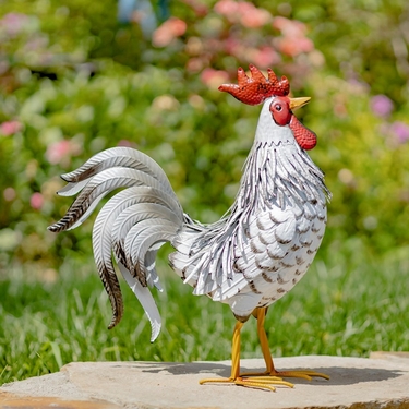 Assorted Iron Roosters (Set of 6) only $579.99 at Garden Fun