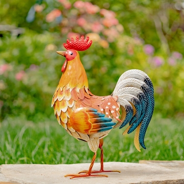 Assorted Iron Roosters (Set of 6) only $579.99 at Garden Fun