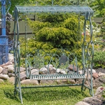 Iron Swing Bench - Verdi Green