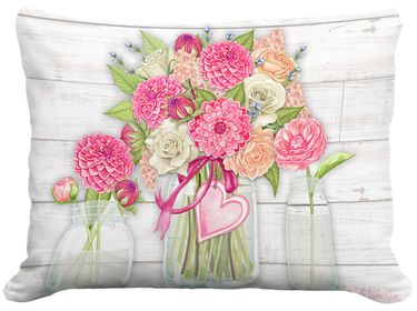 Jar of Sunshine Love Outdoor Pillow - Click to enlarge