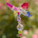 22" Butterfly 5-Tone Pot Stakes (Set of 6)