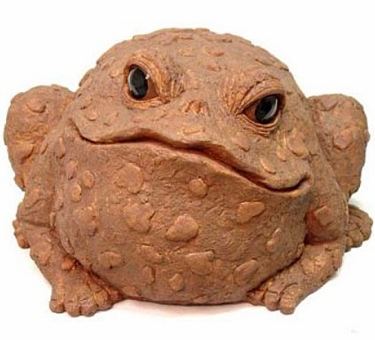 Jumbo Toad Statue - Coffee - Click to enlarge