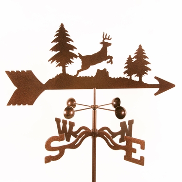 Jumping Deer Weathervane - Click to enlarge