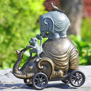 Jungle Jammer Pull Along Statue - Click to enlarge