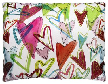 Kindness (Hearts) Outdoor Pillow - Click to enlarge